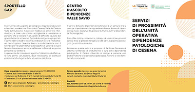 Servizi di Prossimità di Cesena - Flyer